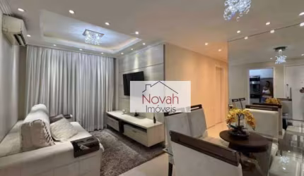 Apartamento com 2 dormitórios à venda, 60 m² por R$ 371.000,00 - Morro de Nova Cintra - Santos/SP