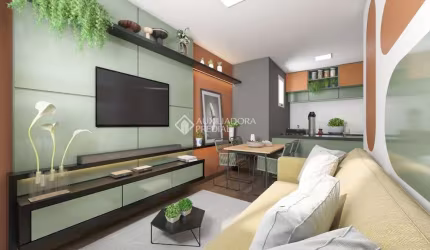 Apartamento com 2 quartos à venda na Rua Otávio Schemes, 1520, Barnabé, Gravataí, 49 m2 por R$ 235.500