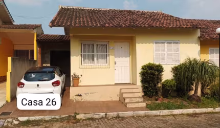 Casa em condomínio fechado com 2 quartos à venda na Rua dos Tupis, 320, Barnabé, Gravataí, 94 m2 por R$ 290.000