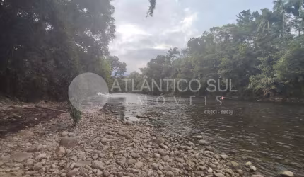 Terreno à venda as margens do Rio Nhundiaquara, Porto de Cima, MORRETES - PR