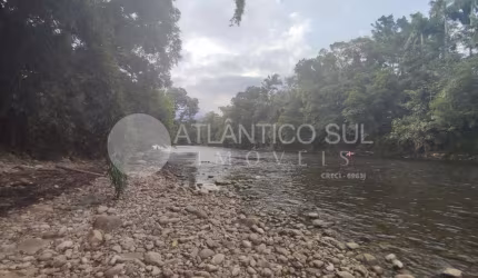 Terreno à venda as margens do Rio Nhundiaquara, Porto de Cima, MORRETES - PR