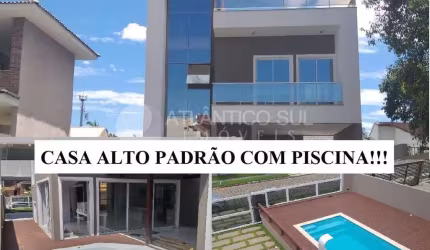 Casa com 03 suítes e piscina, ATAMI, PONTAL DO PARANA - PR. REF. 5257R