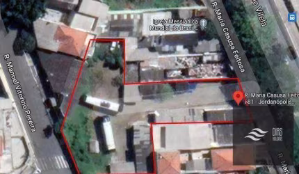 Terreno comercial para alugar na Rua Maria Casusa Feitosa, Jordanopolis, São Paulo, 1350 m2 por R$ 7.000