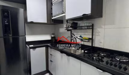 Apartamento com 2 dormitórios para alugar, 47 m² por R$ 2.180,00/mês - Vera Tereza - Caieiras/SP