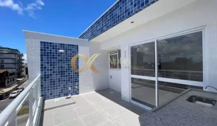 Cobertura linear  com 1 quarto no Braga, Cabo Frio - RJ