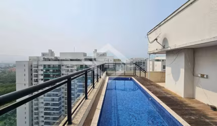 Cobertura Linear no Majestic: 4 Suítes, Piscina com Vista Pedra da Gávea