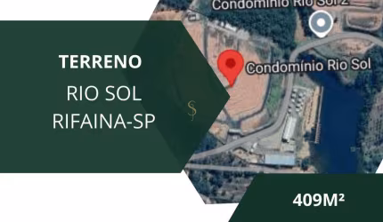 Terreno à venda - Condomínio Rio Sol, Rifaina/SP