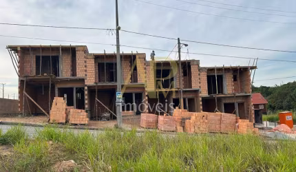Sobrado em construção à venda na Nova São José: 2 suítes, terreno e SPA