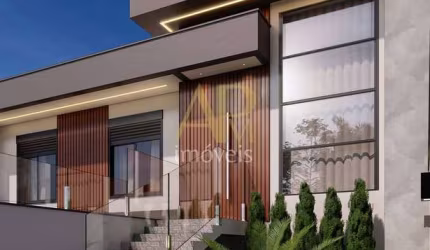 Casa Nova à venda: 3 dorm (1 suíte), Alto padrão, Área gourmet - Potecas