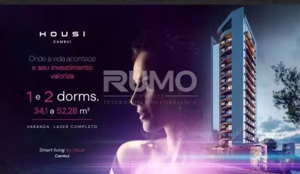 Apartamento com 1 quarto à venda na Rua Paulo Lobo, 107, Cambuí, Campinas, 34 m2 por R$ 538.000