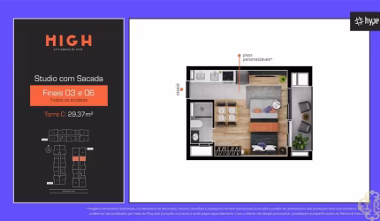 High City Habitat - Apartamento à venda no bairro Novo Mundo - Curitiba/PR
