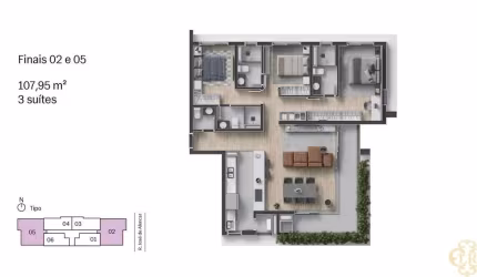 Galeria Hype Casa Nativa - Apartamento à venda no bairro Juvevê - Curitiba/PR