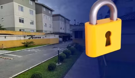 Apartamento com 2 dormitórios com Vaga de Garagem Coberta à venda por R$ 189.900 - Colônia Rio Grande - São José dos Pinhais/PR
