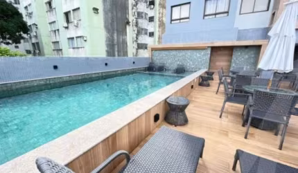 Apartamento para venda quarto e sala no Hause Federação no Rio Vermelho mobiliado