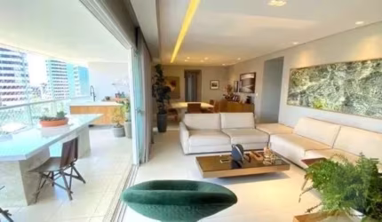 Apartamento na Barra para venda com 4 suítes e 5 banheiros com infraestrutura no morro ipiranga