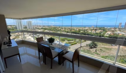 Apartamento para venda com 3 suítes vista mar em patamares na rua Quixadá residencial Ondas de Patamares