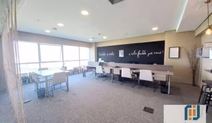 Sala comercial mobiliada à venda no Edifício Brascan - Alphaville