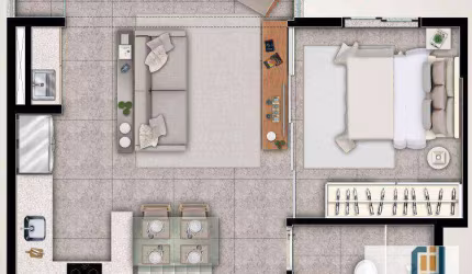Apartamento à venda no Fiori Alphaville