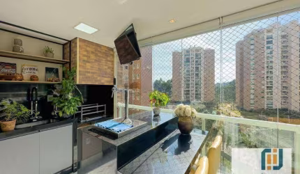 Apartamento com 3 dormitórios à venda, 136 m² por R$ 1.899.000,00 - Centro Empresarial Tamboré - Santana de Parnaíba/SP