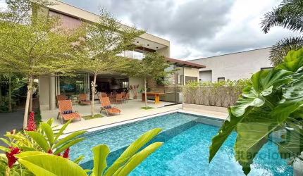 Casa com 4 dormitórios à venda, 440 m² por R$ 9.000.000 - Gênesis 2 - Alphaville- Santana de Parnaíba/SP