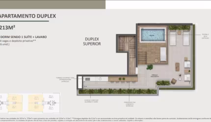 Apartamento Duplex com 3 dormitórios à venda, 213 m² por R$ 1.620.000 - Alpha One Ekko - Santana de Parnaíba/SP