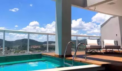 Cobertura triplex mobiliada para venda no Novare