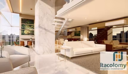 Apartamento duplex mobiliado à venda - Horizonte JK