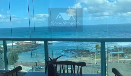Apartamento vista mar com 2/3, suíte, varanda, 2 vagas, em Ondina