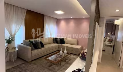 Apartamento com sala ampliada, atualmente 01 suite, 02 vagas à venda no Bairro Osvaldo Cruz.