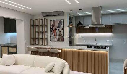 Apartamento sacada integrada com 2 dormitórios, 1 suítes e 2 vagas no Espaço Cerâmica a venda