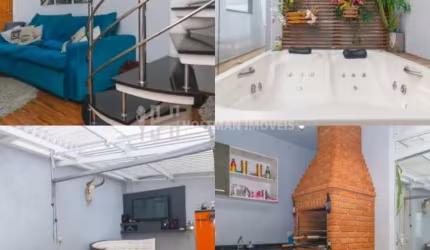 Cobertura à venda com espaço gourmet e hidromassagem no Bairro Santa Maria