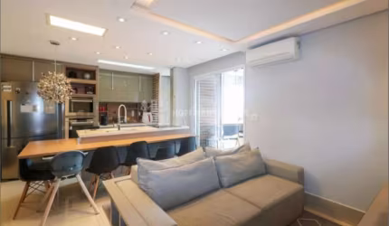 Apartamento com  2 suítes 2 vagas com sacada gourmet a venda no Barcelona em SCS
