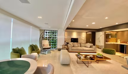 Apartamento com 3 suítes mais escritório, sacada gourmet e 4 vagas para locação Santa Paula/SCS
