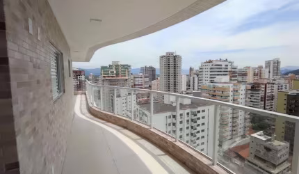 Apartamento para Venda em Praia Grande, Vila Guilhermina, 3 dormitórios, 3 suítes, 4 banheiros, 2 vagas