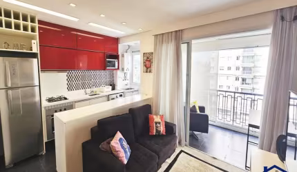 Apartamento Para Locacao, 1 Suite Climatizada, Mobiliado e Decorado, 1 Vaga - Sitio Tambore Alphaville, Barueri, Sp