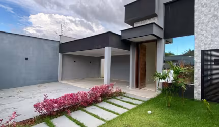 CASA NOVA - DESIGN MODERNO - 3 SUÍTES - ARAÇAGY