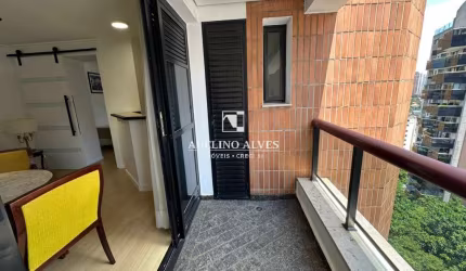 Apartamento mobiliado para locação no Higienópolis , 1 dormitório e 39 m ²
