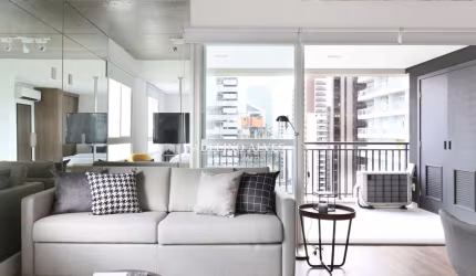 Apartamento para locação no Brooklin, 1 dormitório e 63 m ²