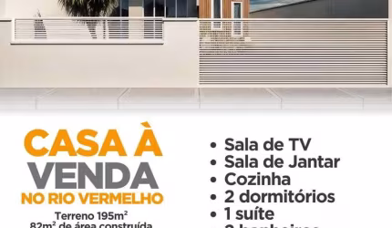 Casa para Venda em Florianópolis, São João do Rio Vermelho, 2 dormitórios, 1 suíte, 2 banheiros, 1 vaga
