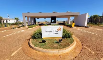 CONDOMINÍO TERRA ALPHA 1 TERRENO LOCALIZAÇÃO CENTRAL NO CONDOMINIO