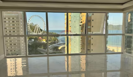 Apartamento em Balneário Camboriú na Quadra Mar da Barra Norte, Edifício Skyline Tower, com 151m2, 4 suítes, 2 vagas de garagem