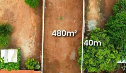Lote de 480m² na