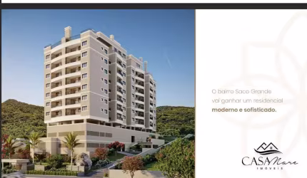 Apartamento com 2 quartos à venda na Rodovia Virgílio Várzea, 1654, Saco Grande, Florianópolis por R$ 883.145