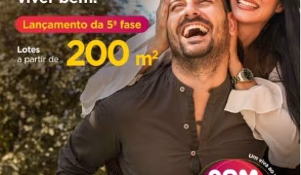 Lotes  João Aranha Paulínia 200 m², lazer, local privilegiado, plano, última fase