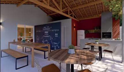 Apartamento um quarto, Jd Capivari, 40 m², lazer, varanda, local excelente