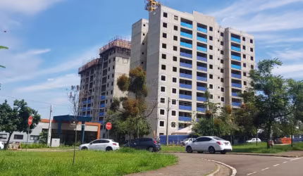 Apartamento bairro Le Monde, 2 dormitórios e suíte, 60 m², lazer garagem coberta varanda, conveniência