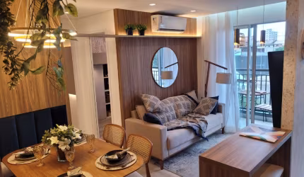 Apartamento bairro São Bernardo, 56 m², 2 quartos, suíte, vaga, lazer completo,  prox Av Prestes Maia