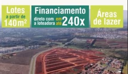 Lote Pq Represa Paulinia a partir de  140 m², próximo da entrega