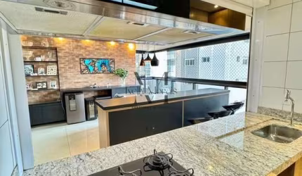 Apartamento Mobiliado com 3 Suítes, 121m²,  2 vagas - Setor Marista