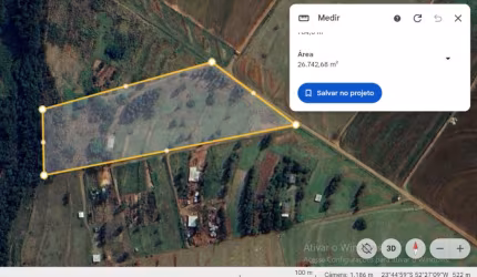 Sítio com 26.620 m2  em  Terra Boa - Paraná